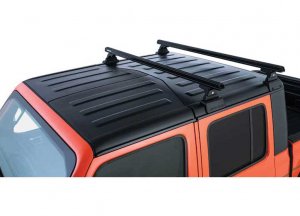 Jeep Gladiator Roof Rack - Rhino-Rack - Heavy Duty 2 Bar w/RLT600 Legs - Black - `20-`25 Jeep Gladiator Roof Rack - Rhino-Rack - Heavy Duty 2 Bar w/RLT600 Legs - Black - `20-`25